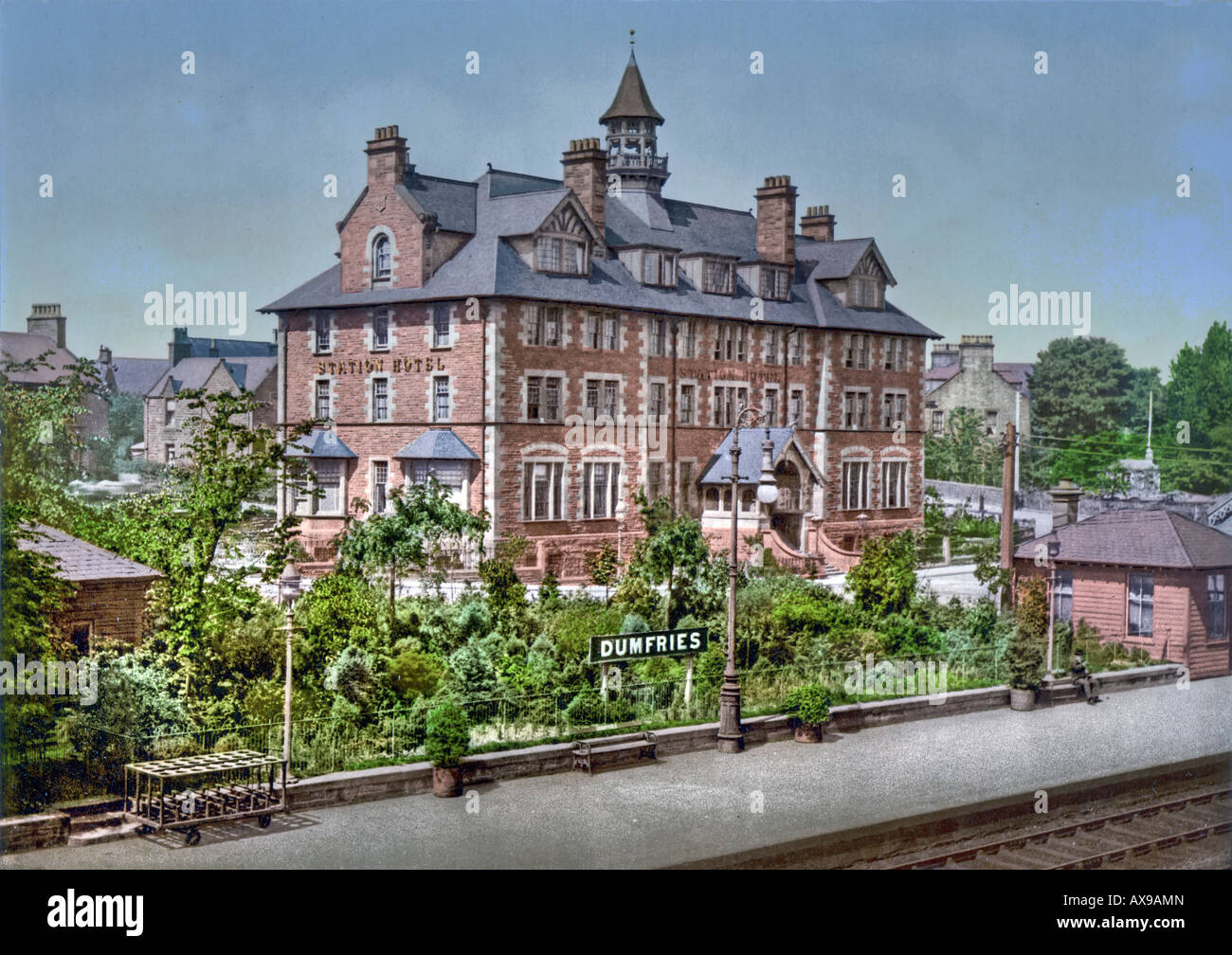 Railway Station, Dumfries, Scotland Stock Photo Alamy