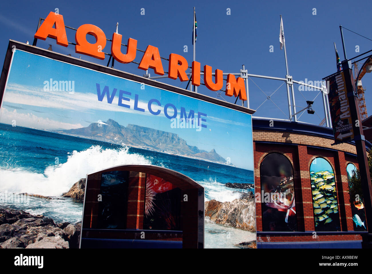 entrance to the two oceans aquarium at the v&a waterfront cape town