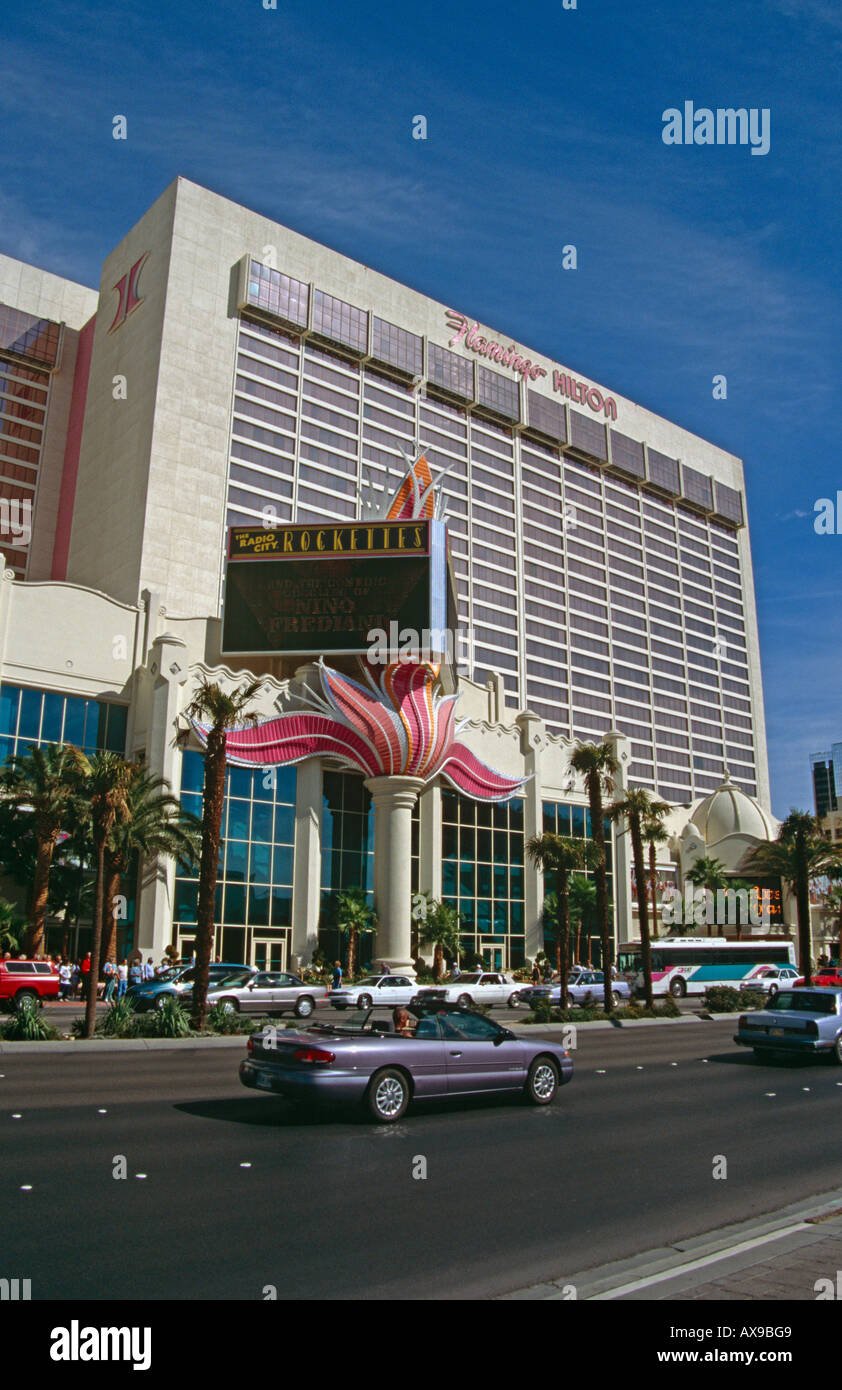 Flamingo Hilton Hotel and Casino, Las Vegas, Nevada, USA Stock Photo
