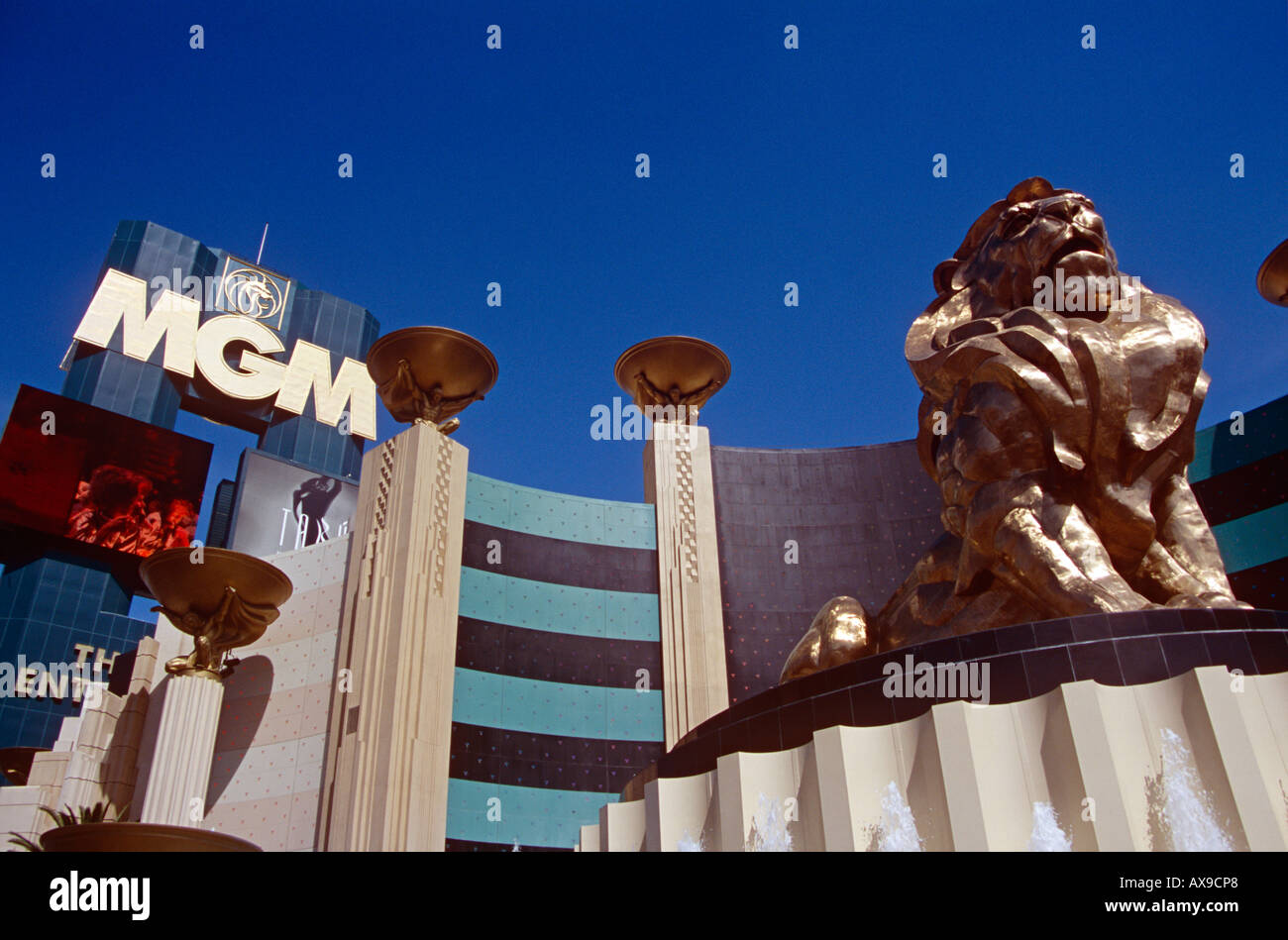 MGM Grand Hotel and Casino, Las Vegas, Nevada, USA Stock Photo