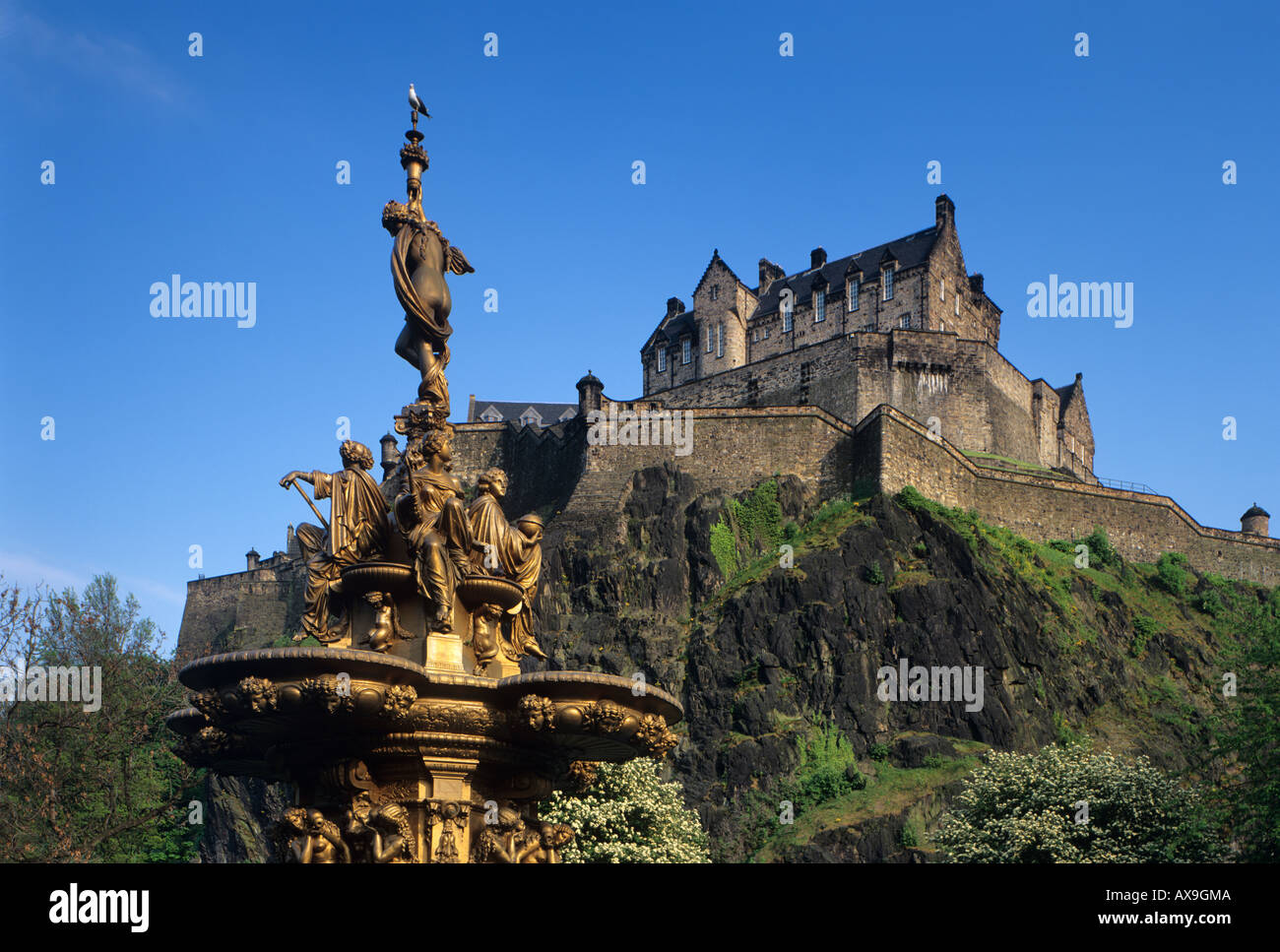 Edinburgh Castle, Scotland, UK Stock Photo Alamy