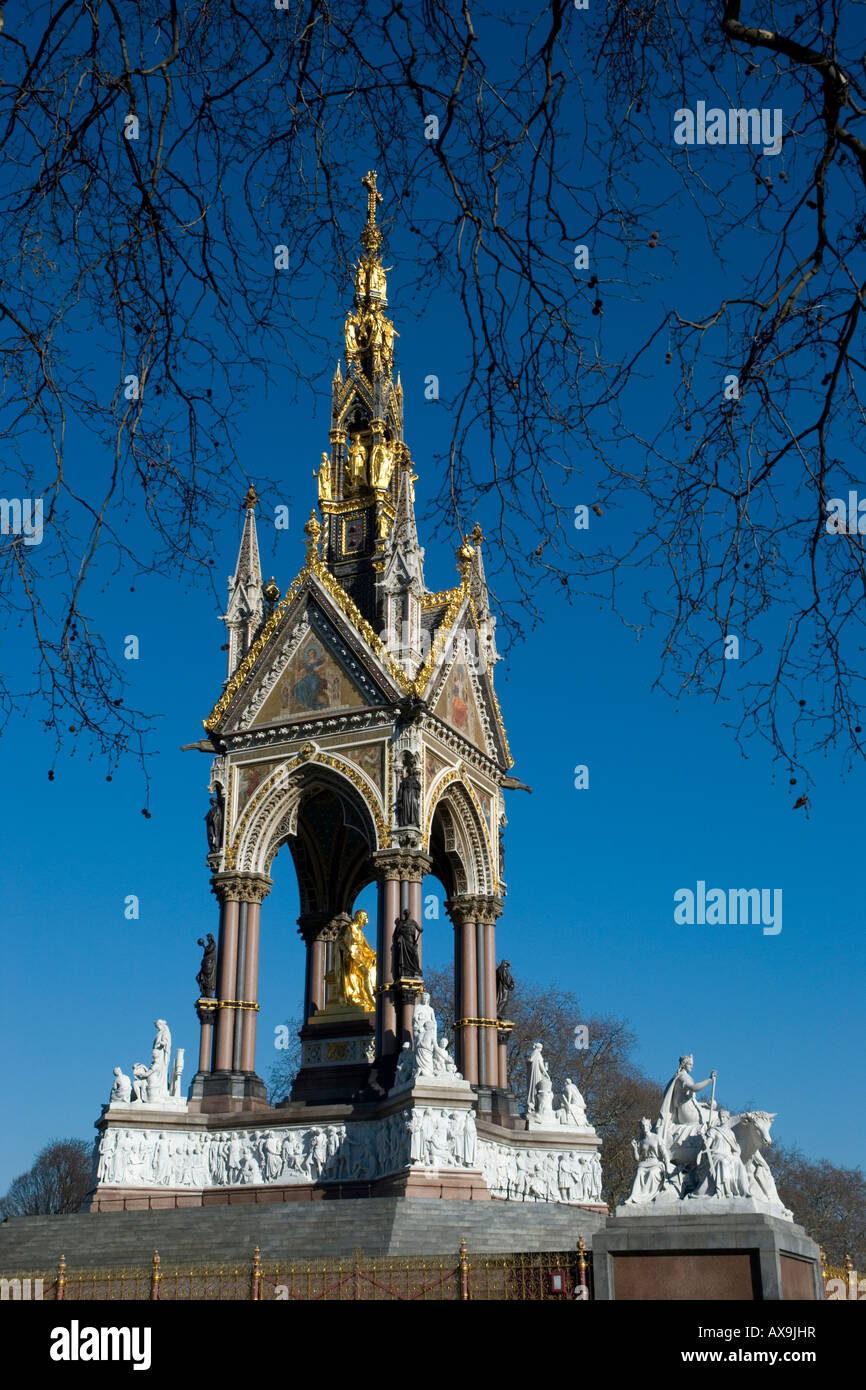 The Albert Memorial, Kensington Gardens, London, UK Stock Photo Alamy