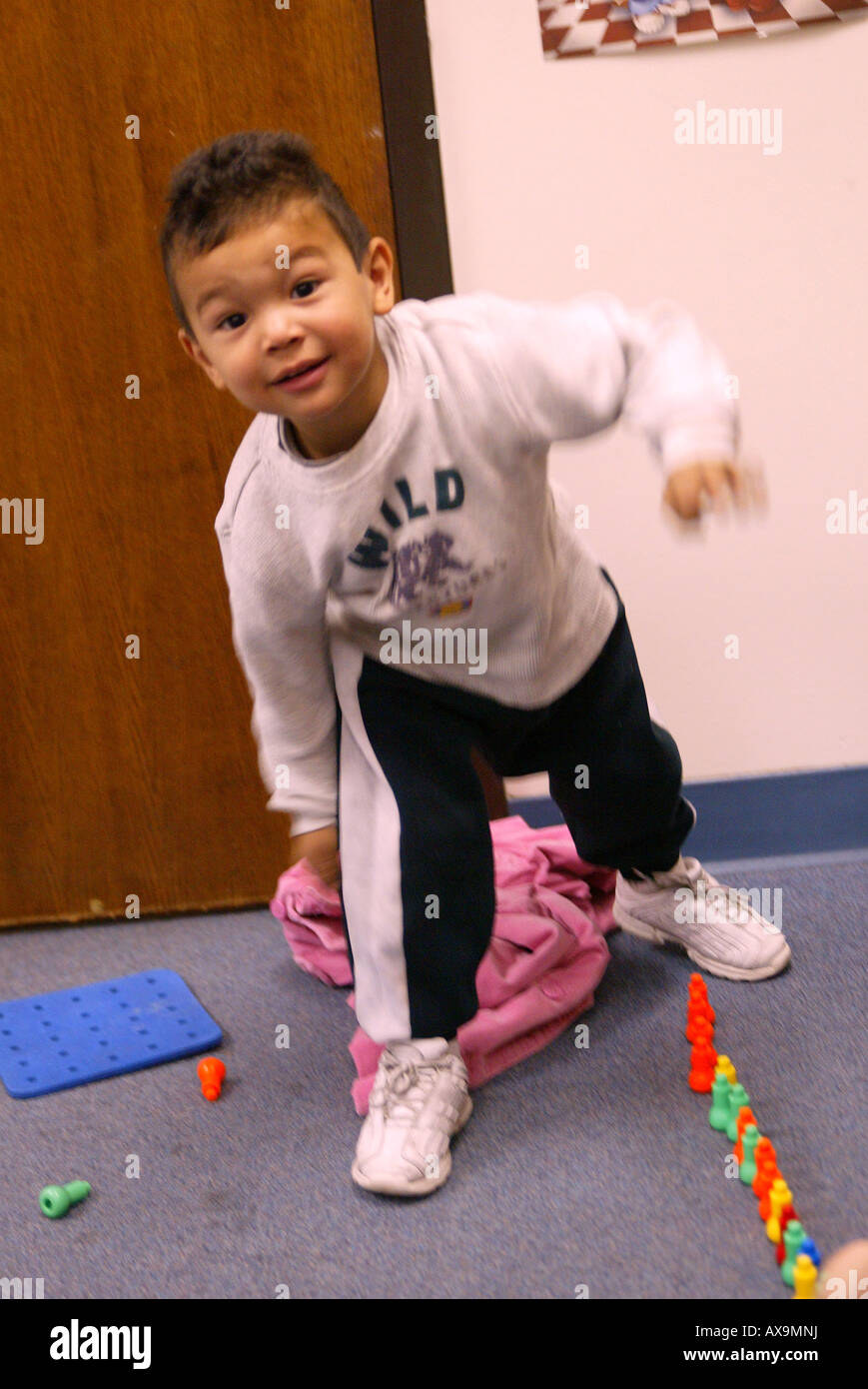 Children play at Providence Speech and Hearing Center Orange CA USA