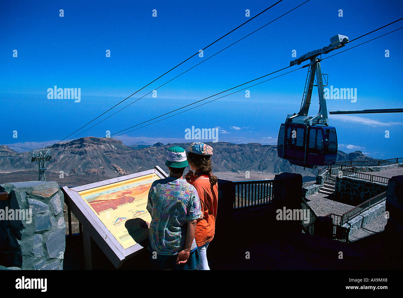 Cable Car, Teide 3718 m, Parque Nacional del Teide Tenerife, Canary