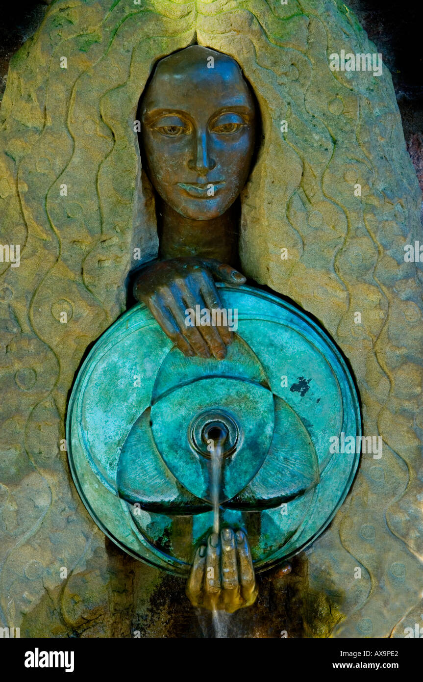 Malvhina Spout of Malvern Spring Water Malvern in Worcestershire Stock