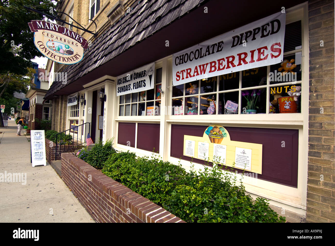Mary Jane's Confectionery a famous candy store on historic Washington