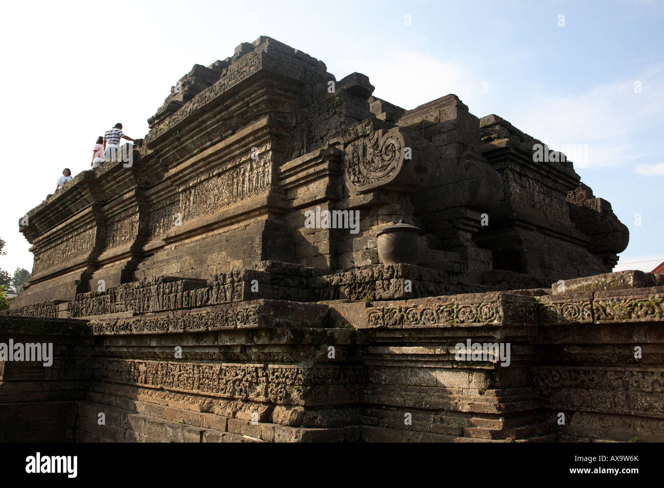 Ancient Hindu temple Candi Jago Malang Java Indonesia Stock Photo