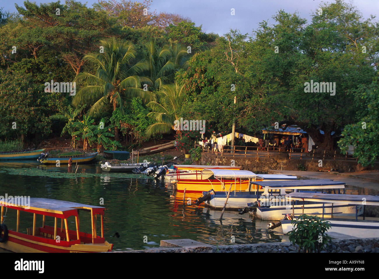Puerto Asese, Las Isletas, Archipel bei Granada, Nicaragua See Nicaragua  Stock Photo - Alamy