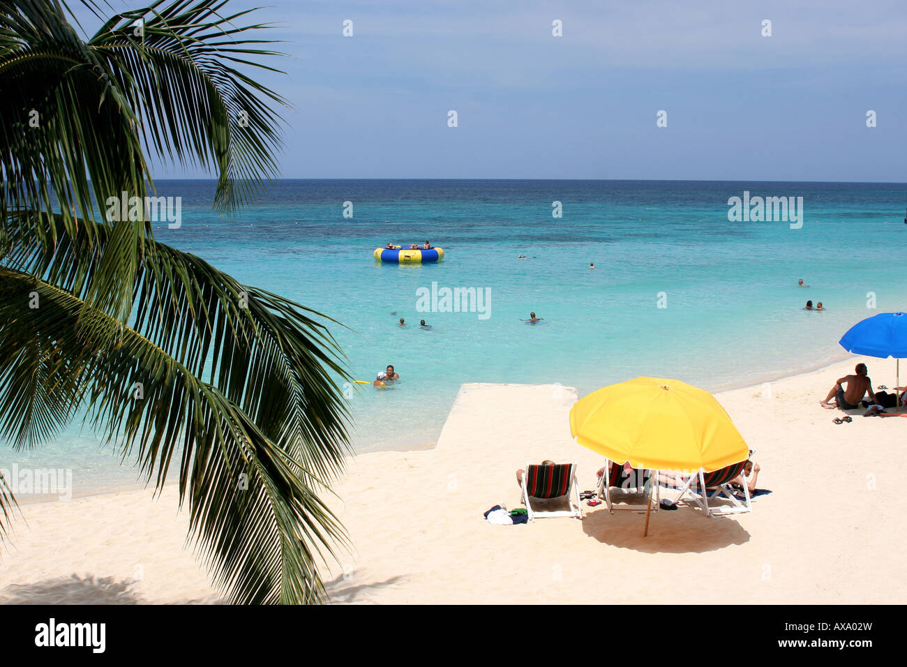 Doctor's Cave Beach & Bathing Club, Montego Bay, Jamaica Stock Photo