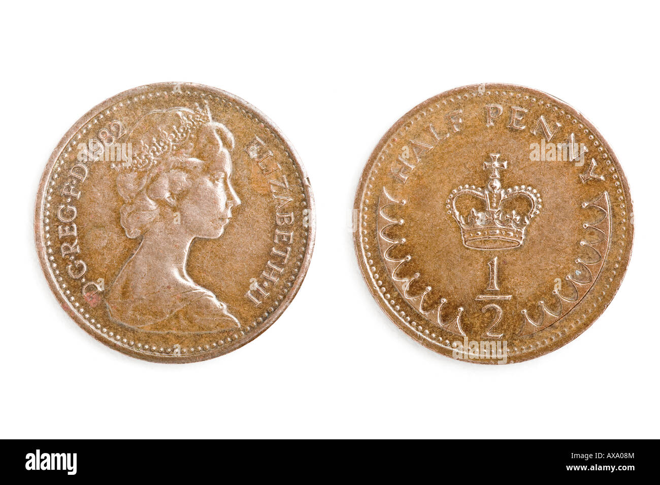 Halfpenny coin hi-res stock photography and images - Alamy