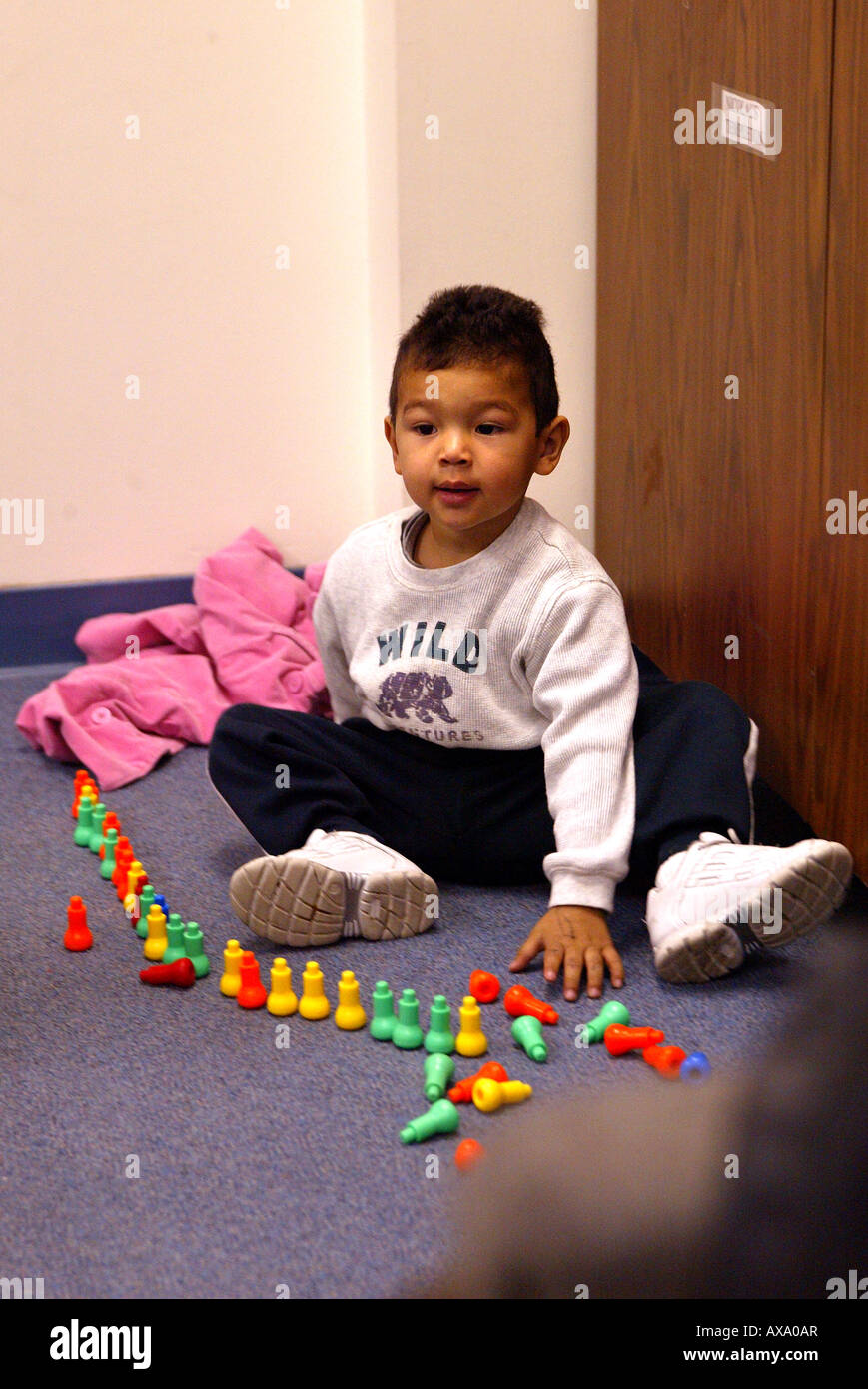Children play at Providence Speech and Hearing Center Orange CA USA