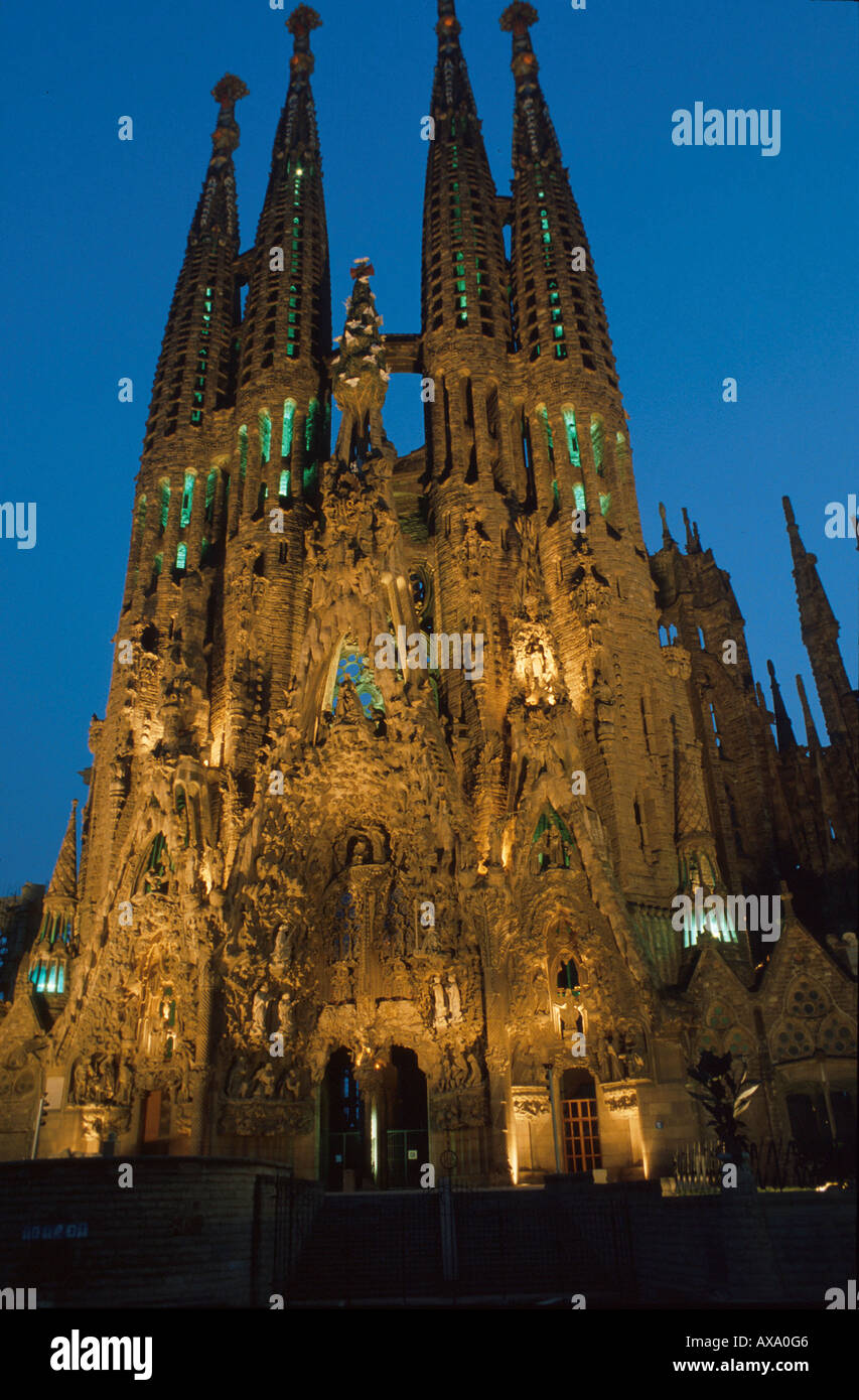 Sagrada Familia, Barcelona Katalonien, Spanien Stock Photo