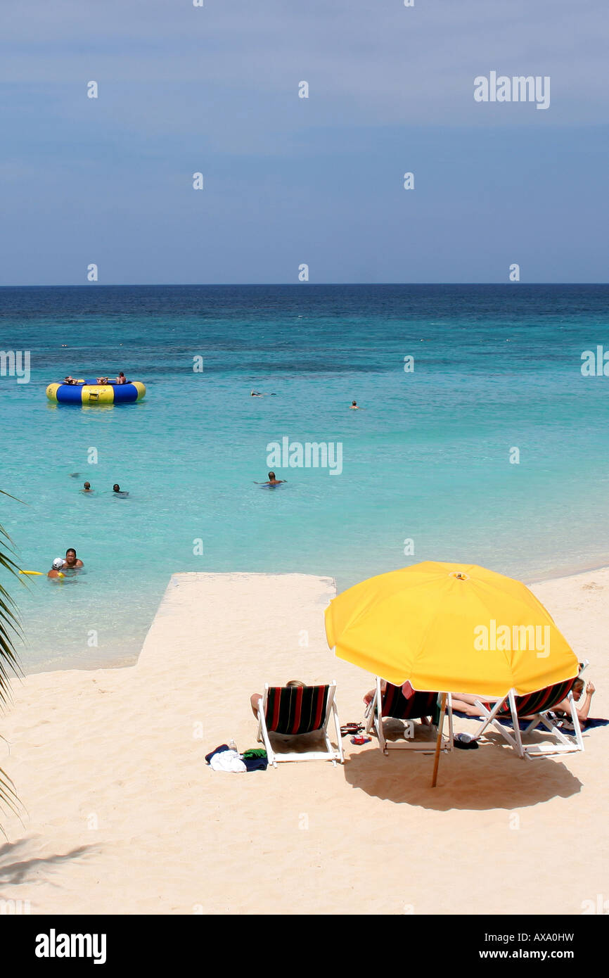 Doctor's Cave Beach & Bathing Club, Montego Bay, Jamaica Stock Photo