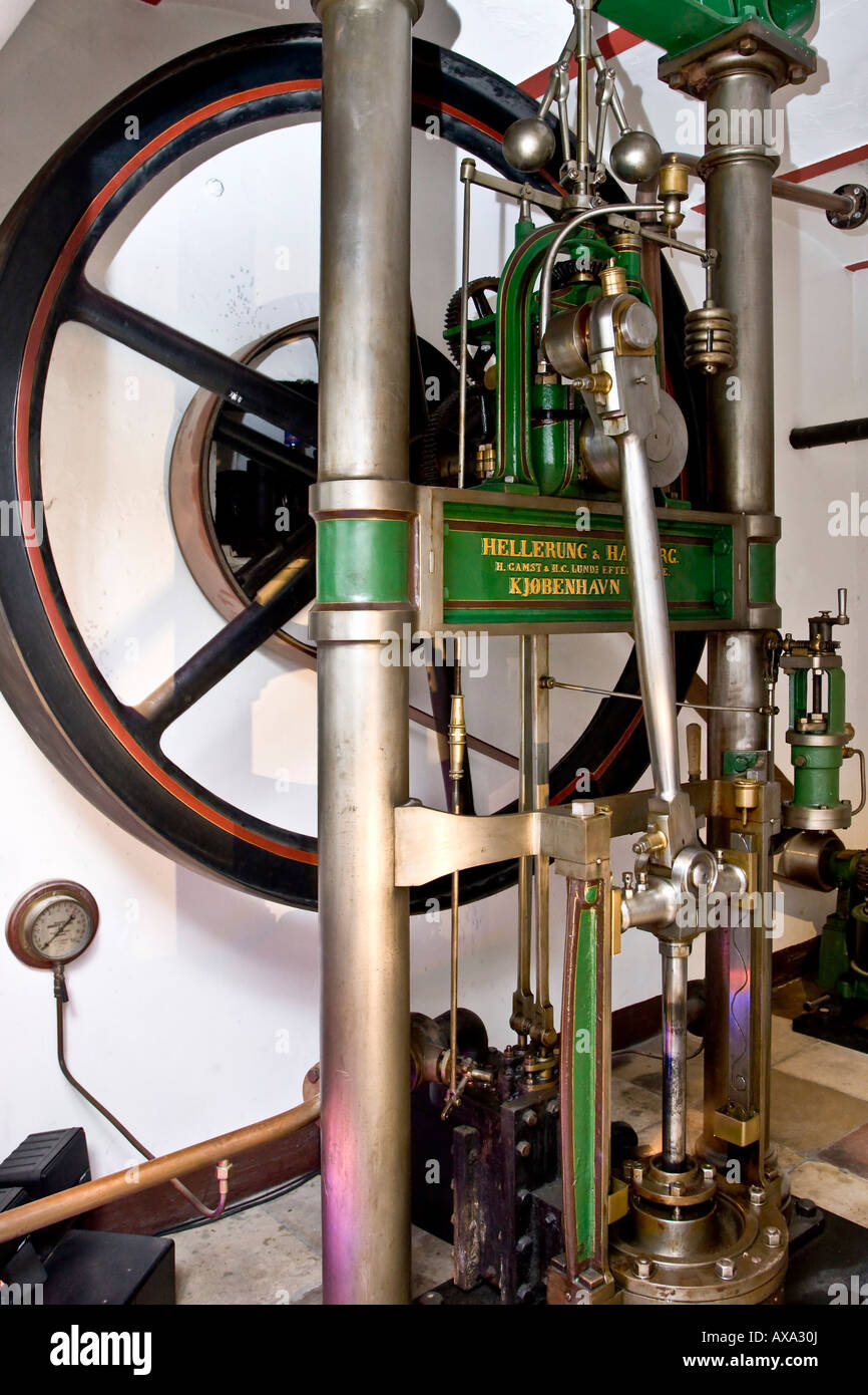 Old mechanical pump Stock Photo