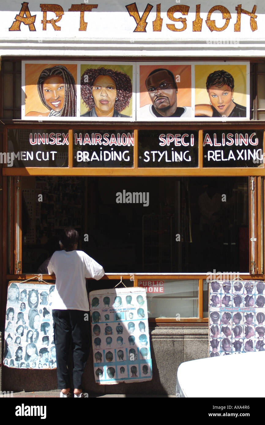Hairsalon, Cape Town, South Africa, Kapstadt, Suedafrika, Afrika Stock