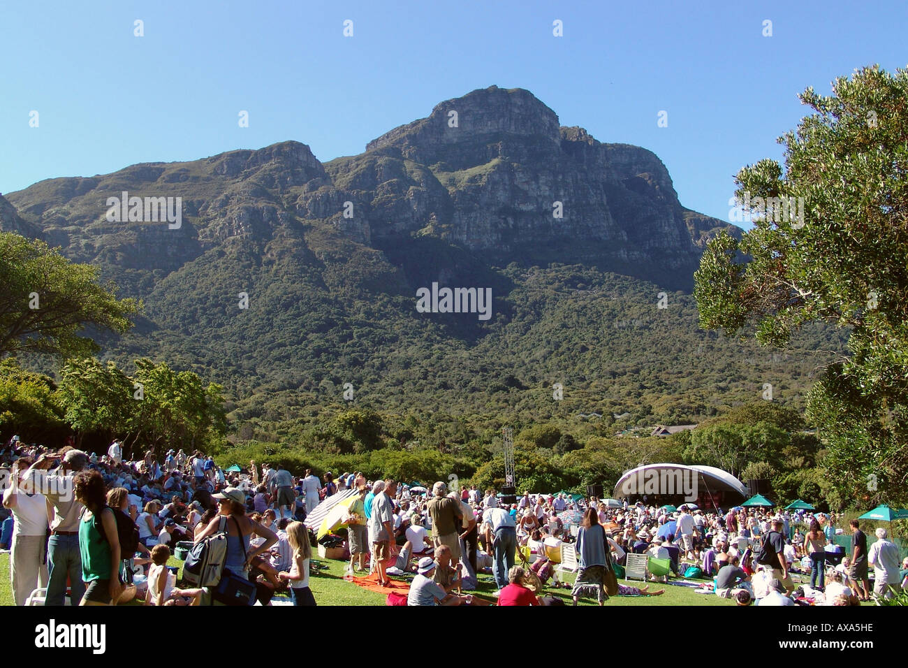 Concert At Kirstenbosch Botanical Gardens Cape Town South Africa