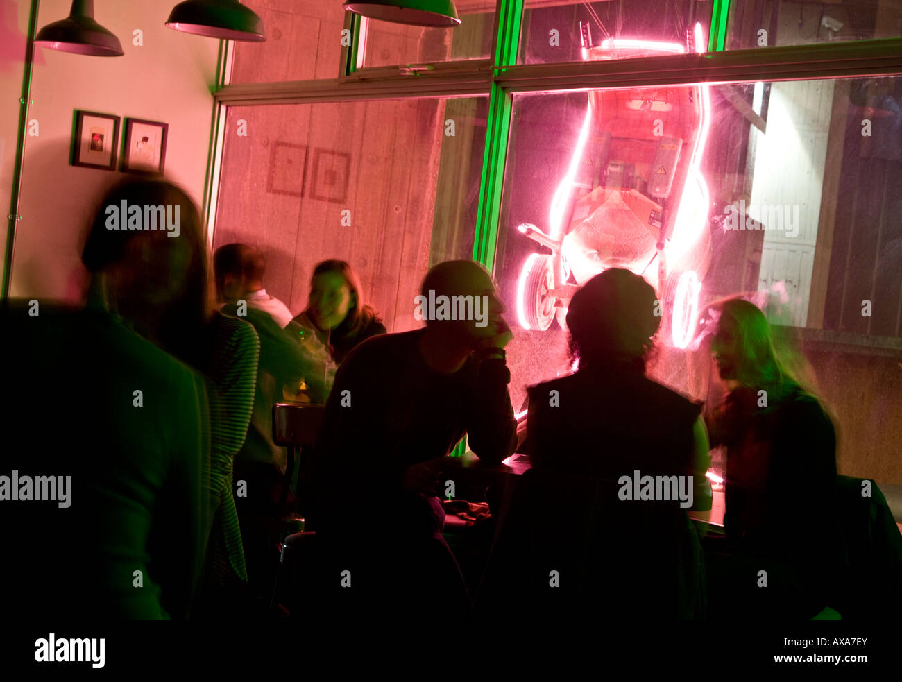 Concrete Bar and Cafe South Bank London Stock Photo Alamy