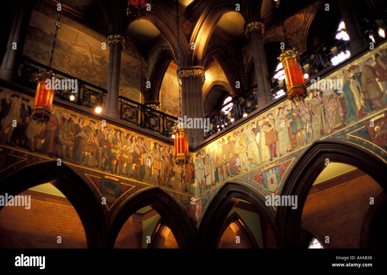 Scottish National Portrait Gallery Edinburgh Scotland interior Stock Photo