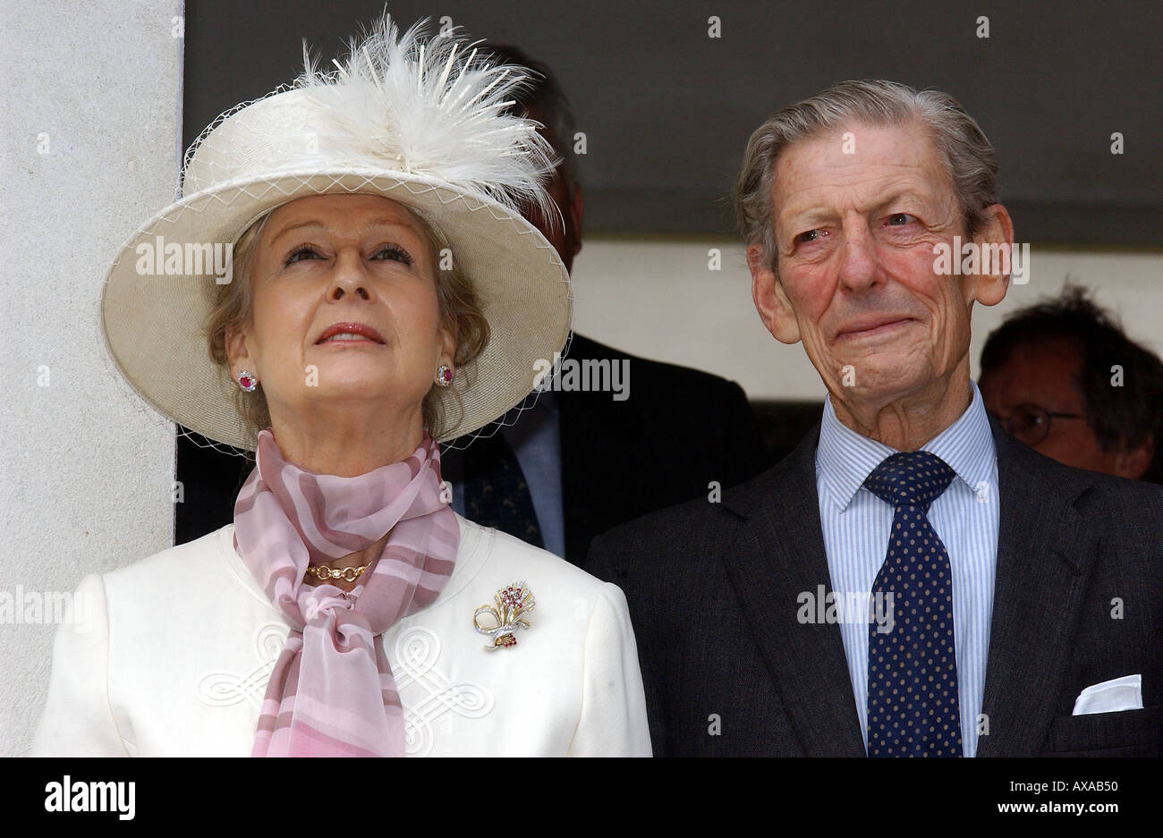 Princess Alexandra with her husband Angus Ogilvy Stock Photo