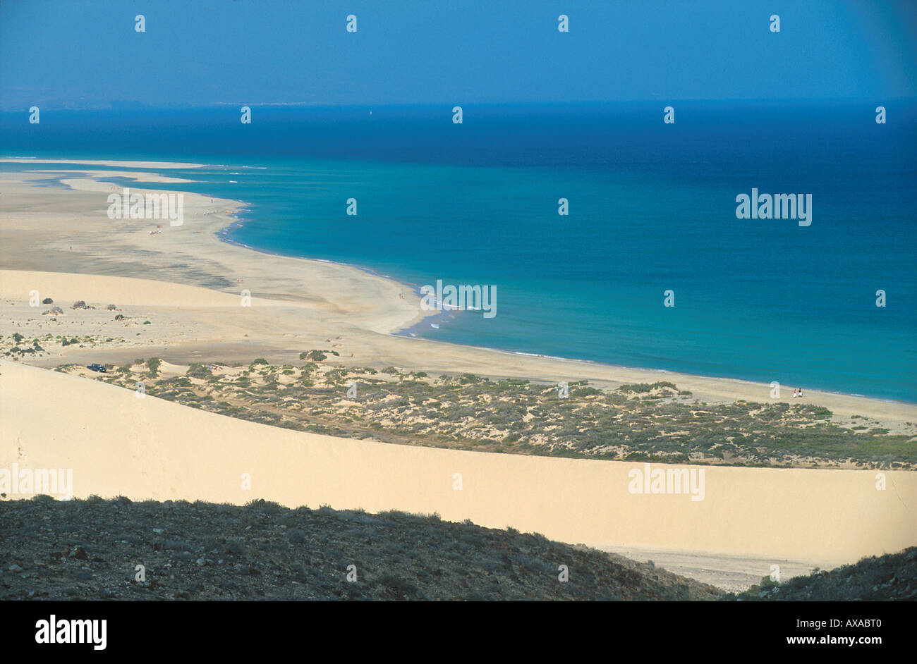 Playa De Satovento Jandia Fuerteventura Spanien Stock Photo