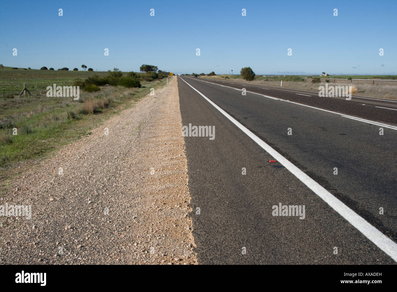 Duke's Highway in South Australia Stock Photo