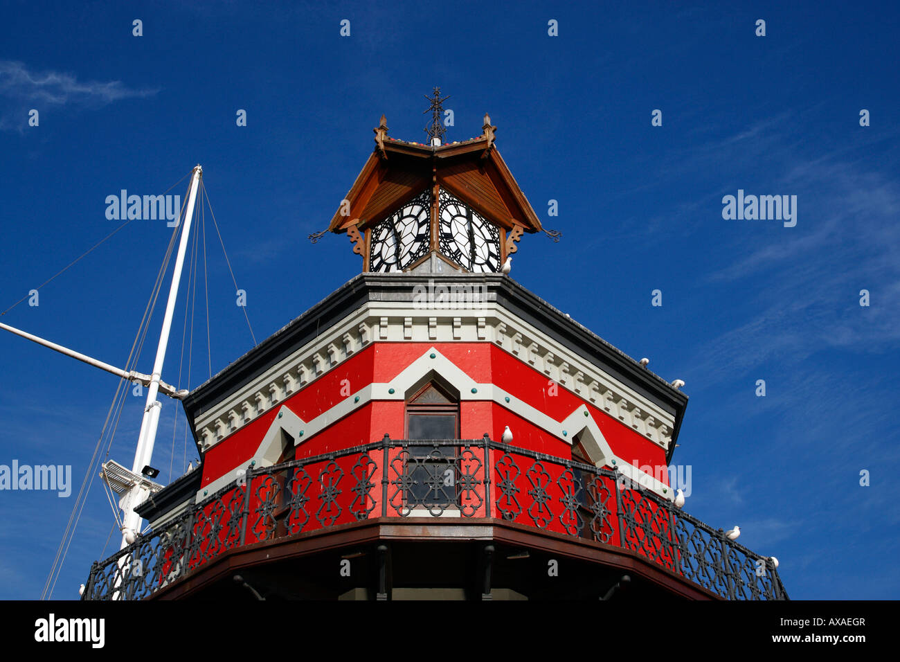 clock tower historic clock tower and tide gauge house v&a waterfront cape town western cape