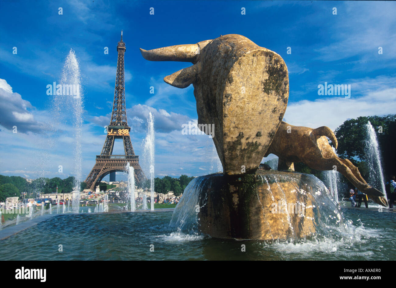 Trocadero Paris, Frankreich Stock Photo