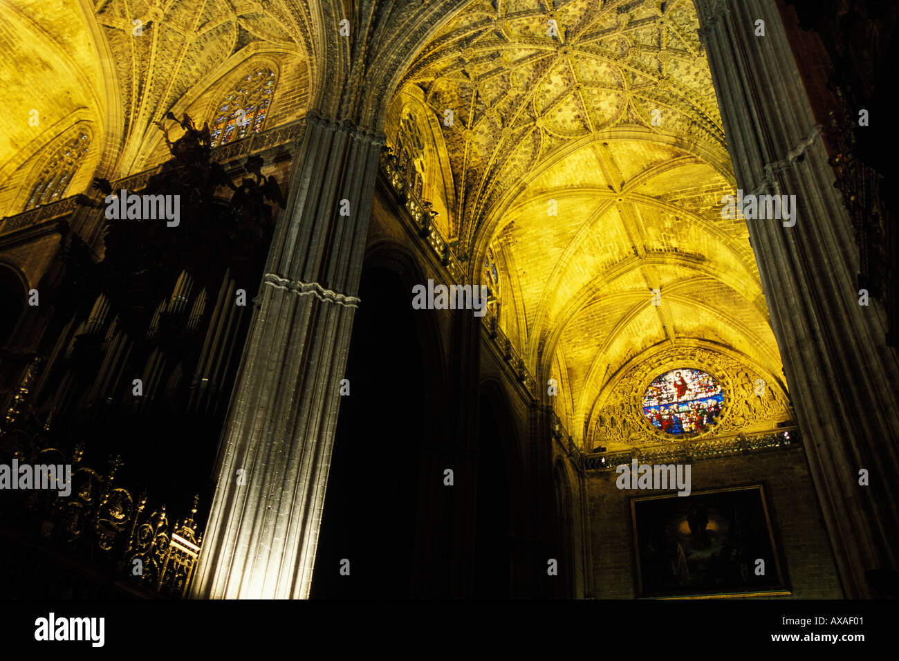 Spain, Seville, Sevilla Cathedral Stock Photo