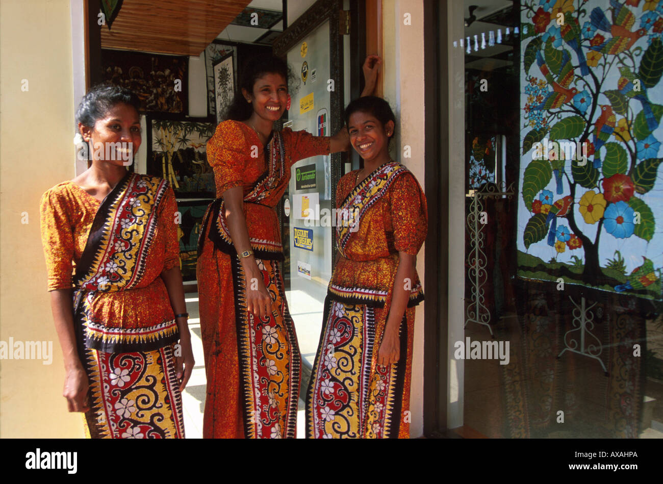 Batik Boutique, Matale, Sri Lanka Asien Stock Photo - Alamy