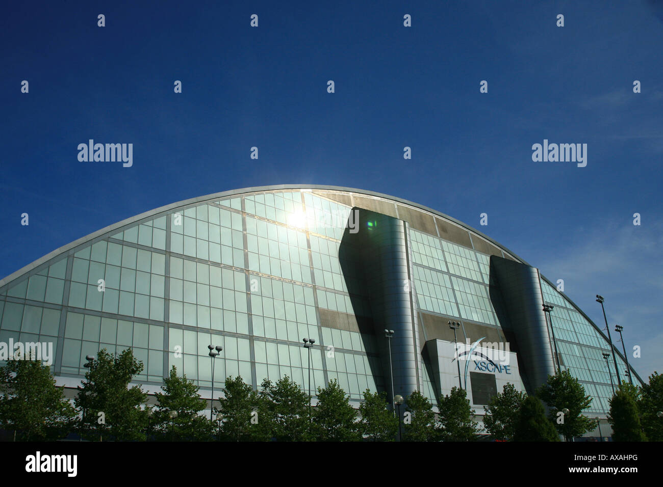 Milton keynes snow dome Stock Photo Alamy