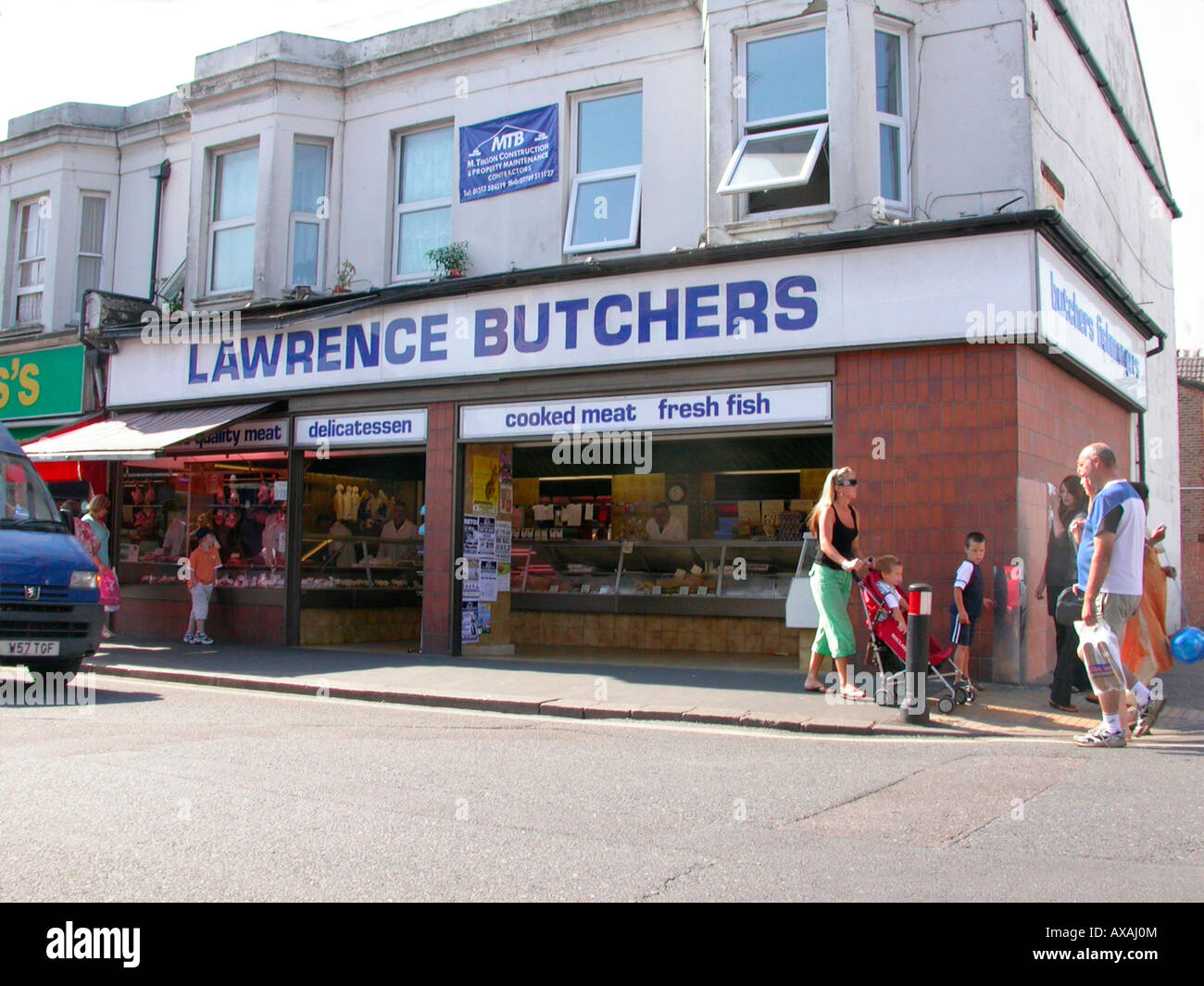 traditional butchers shop Bognor Regis West Sussex Stock Photo Alamy