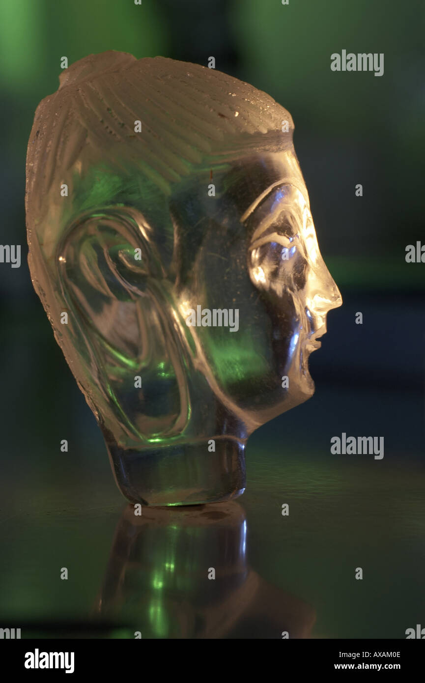 AAD73178 Crystal Buddha a rock formed by the solidification of a substance Stock Photo