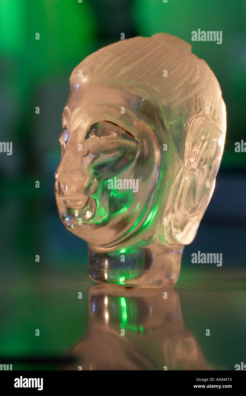 AAD73180 Buddha Crystal a rock formed by the solidification of a substance Stock Photo
