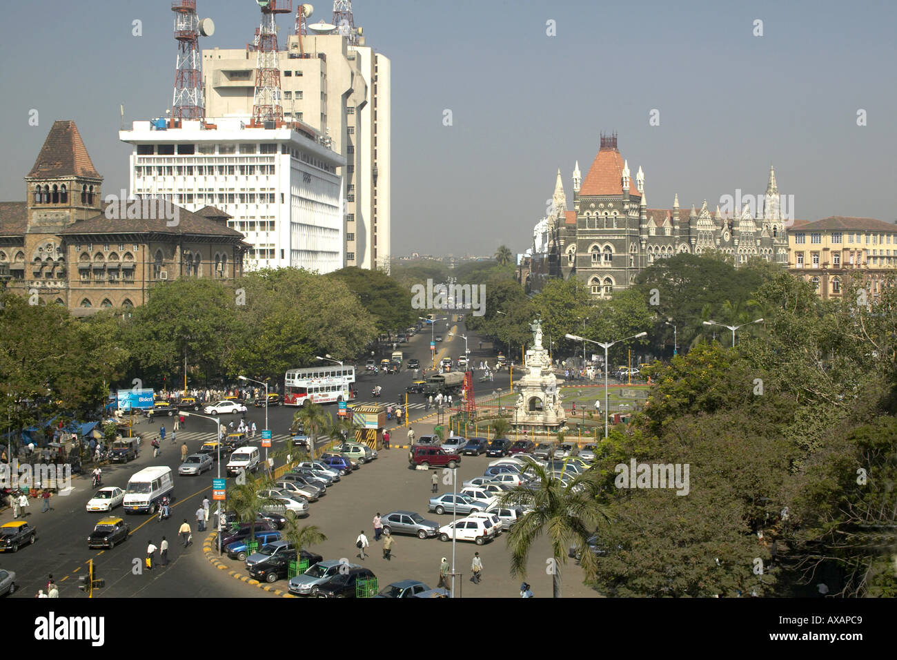 AAD73295 Flora Fountain Bombay Mumbai Maharashtra India Stock Photo Alamy