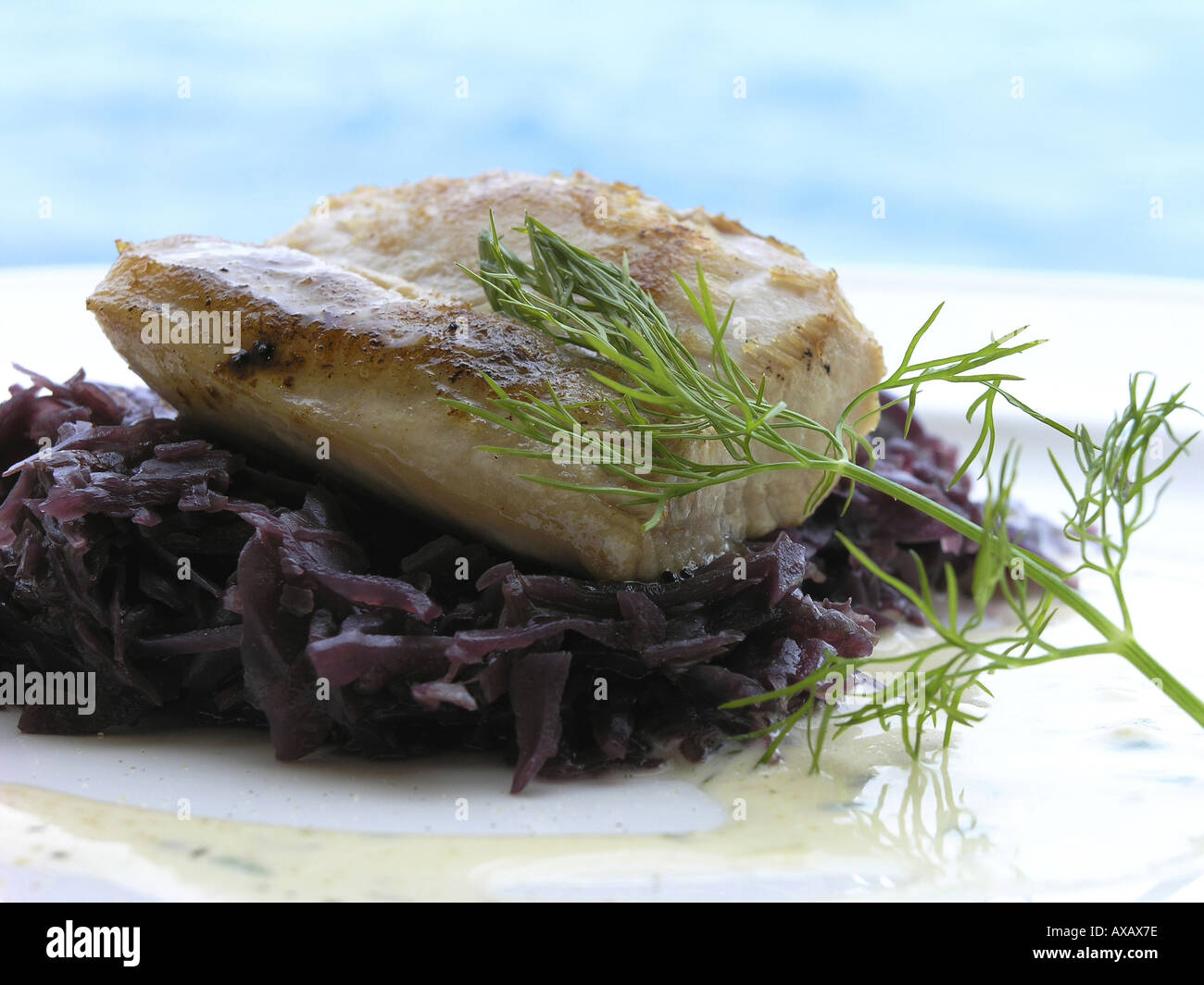 Grilled tuna French Polynesia Stock Photo Alamy