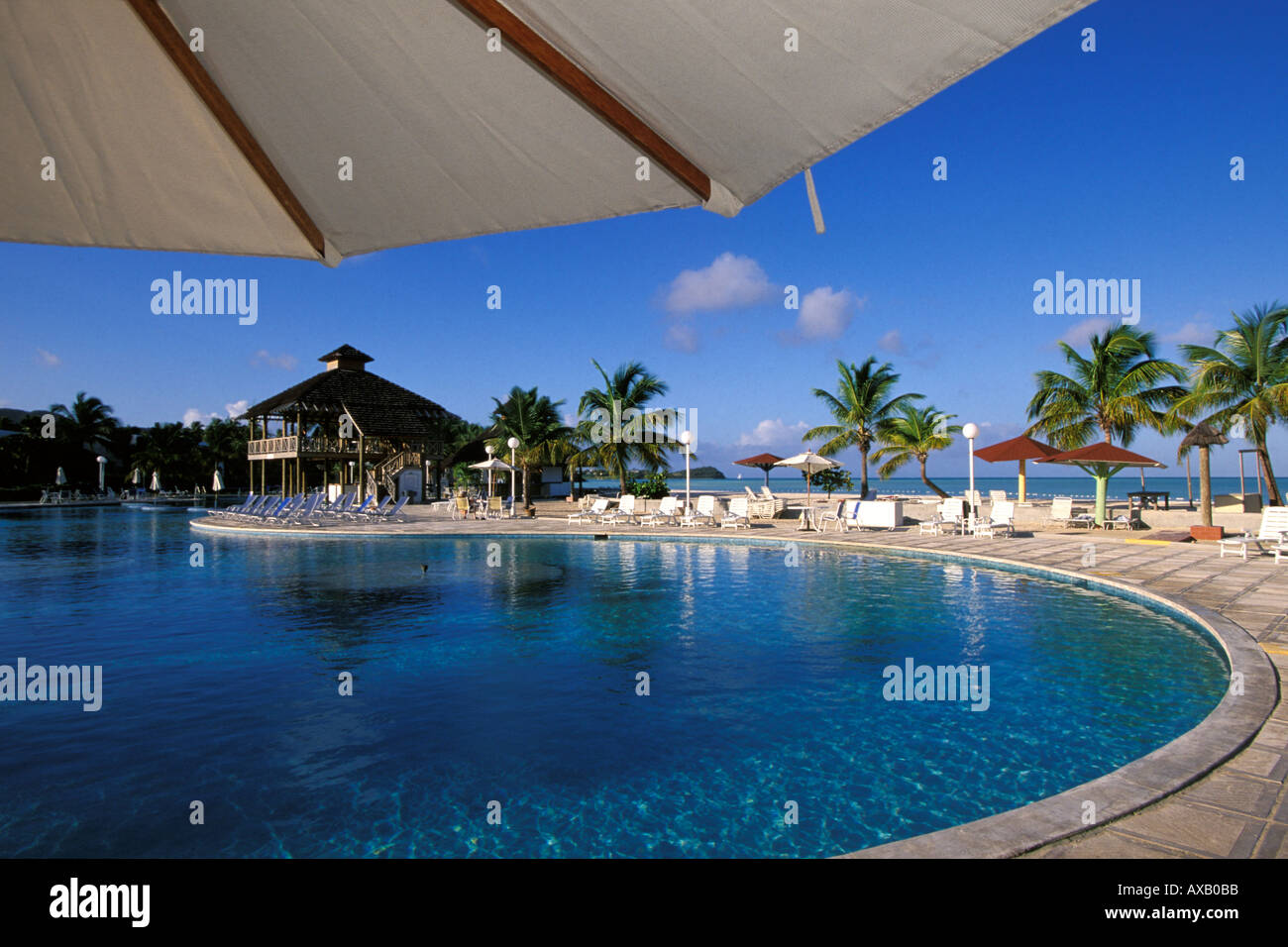 Antigua, Jolly Harbor, Jolly Beach Resort Stock Photo Alamy