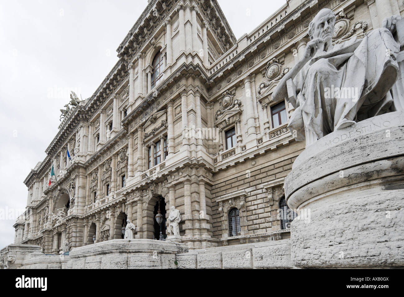 Justice Building Rome Palace Of Justice Rome Palace Justice Rome Italy Landmark Icon Stock