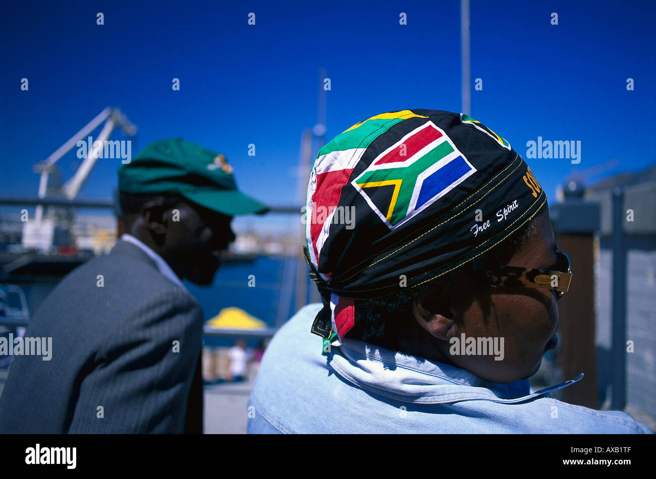 South africa flag people hi-res stock photography and images - Alamy