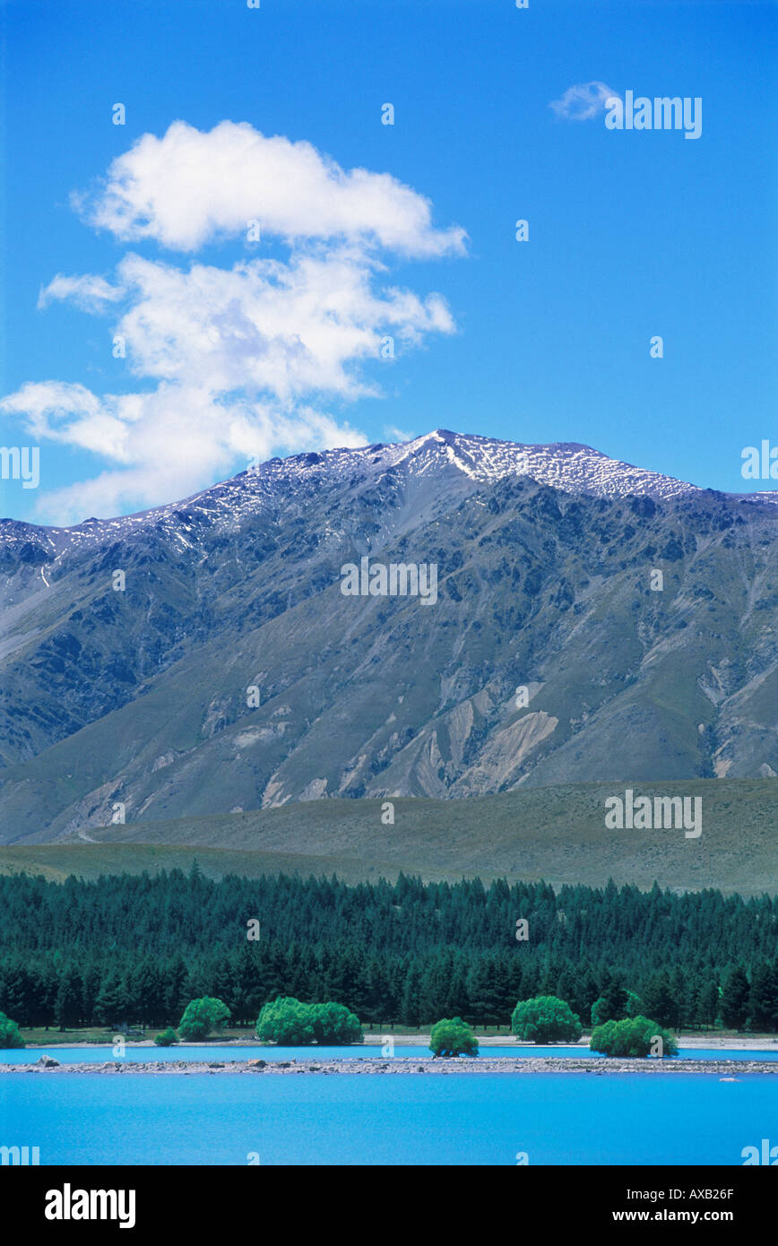 Glacial blue Lake Tekapo South Island New Zealand Stock Photo - Alamy