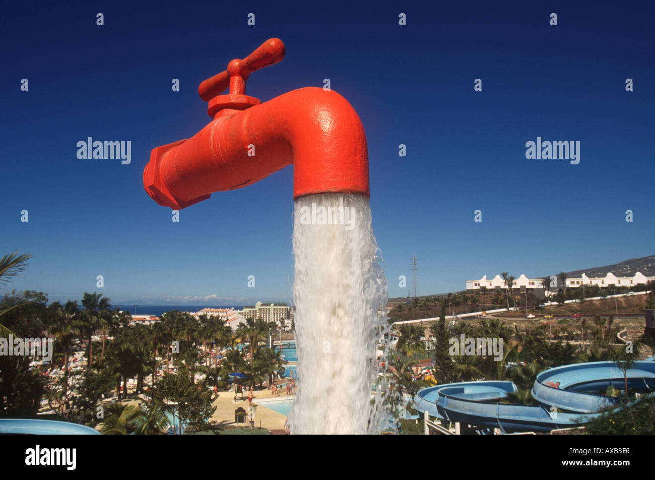 Tap Statue Waterpark Algarve Portugal sb Stock Photo Alamy
