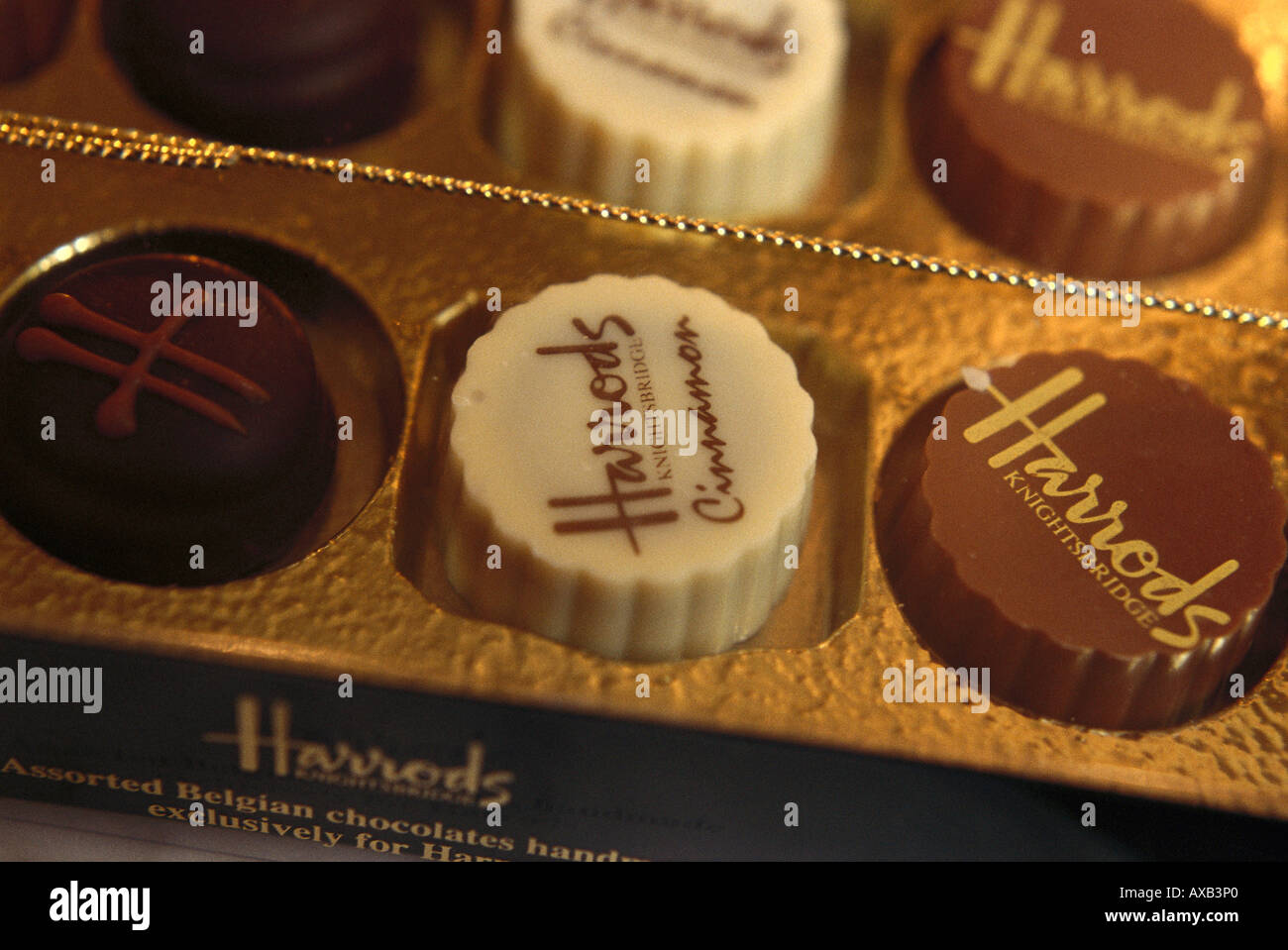 Harrods chocolates, London, England Great Britain Stock Photo 9593247