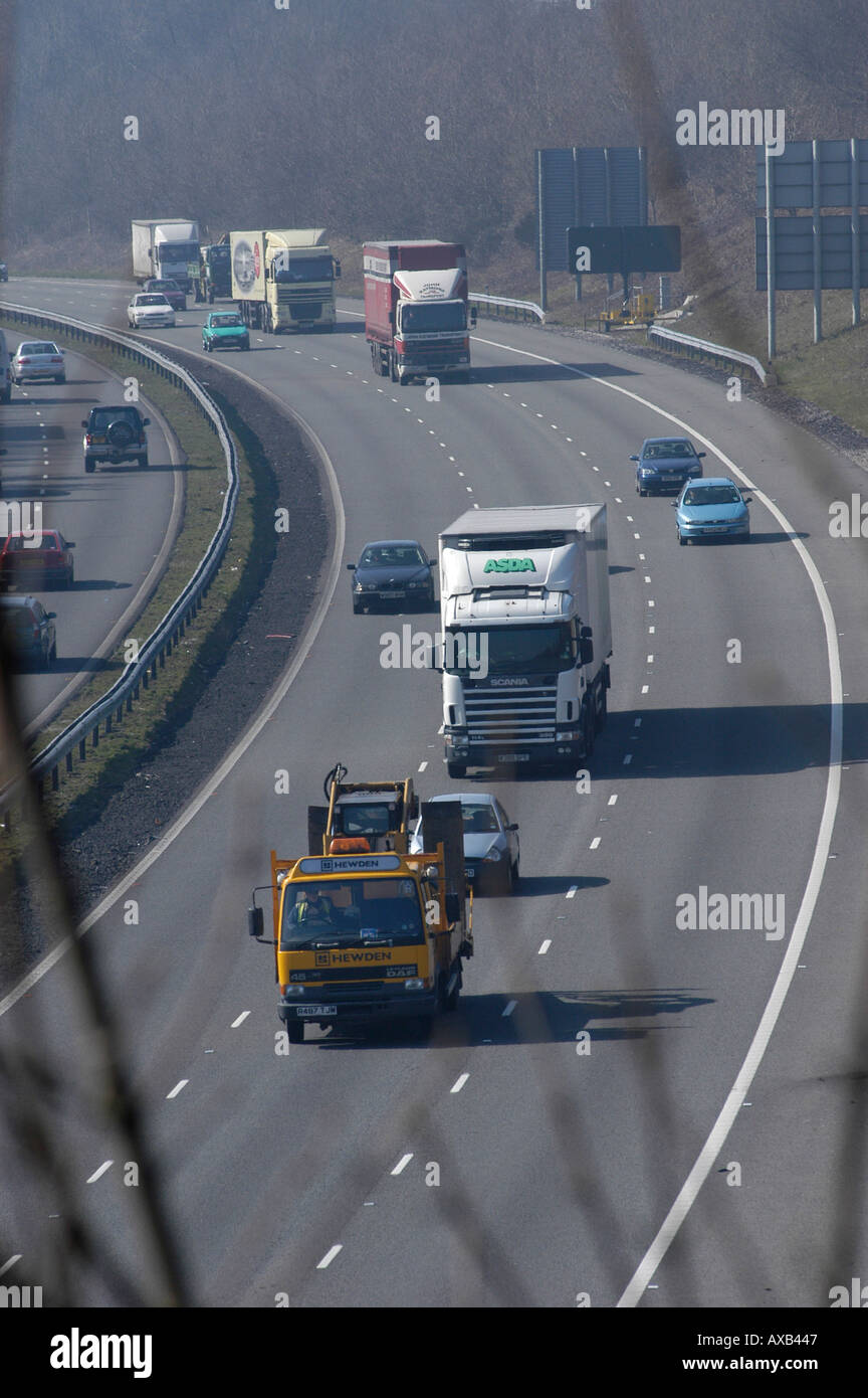 M4 motorway construction hi-res stock photography and images - Alamy
