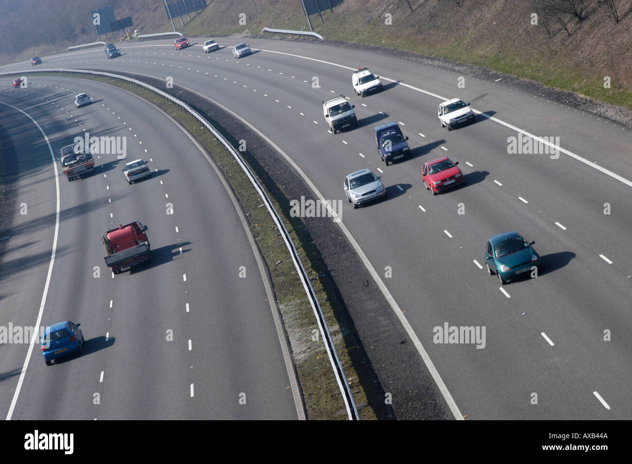 M4 motorway construction hi-res stock photography and images - Alamy