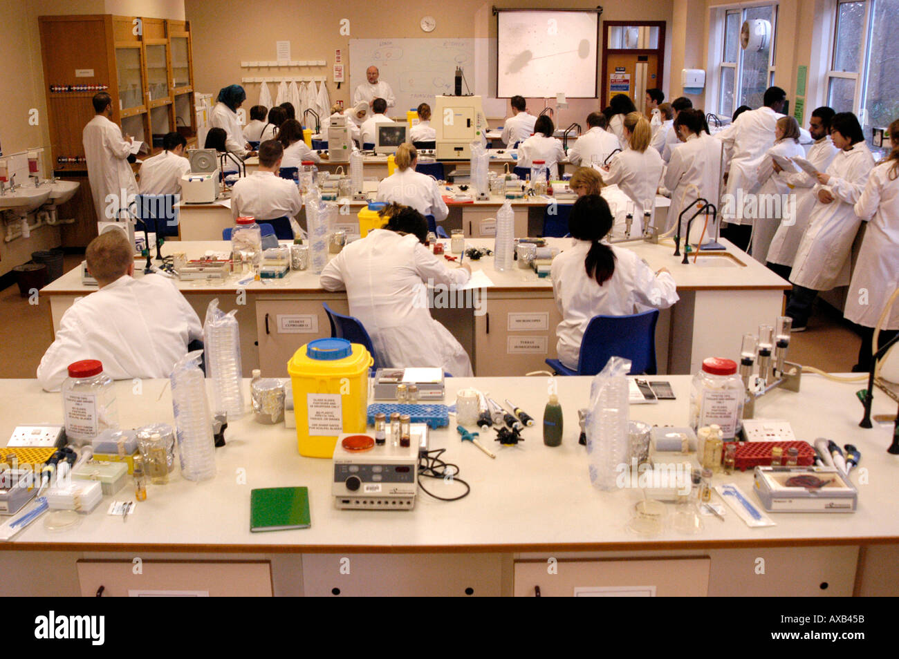 Teaching lab university of wales hires stock photography and images