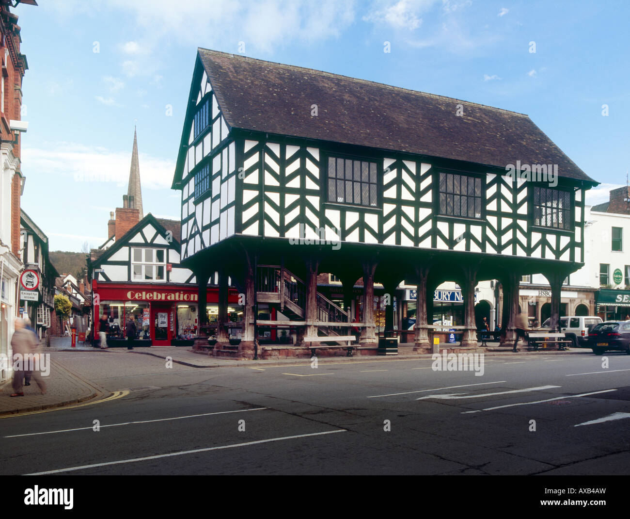 The Market House at Ledbury, Herefordshire, England Stock Photo Alamy
