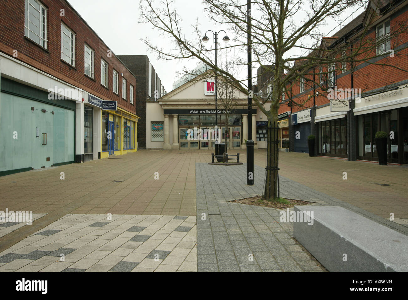 Camberley Surrey Town Centre Stock Photo - Alamy