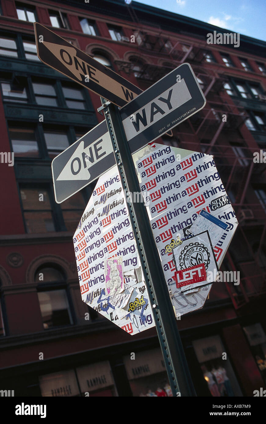Soho Sign Sample Soho sign, Prince & Mercer str., Manhattan, New York USA Stock Photo ...