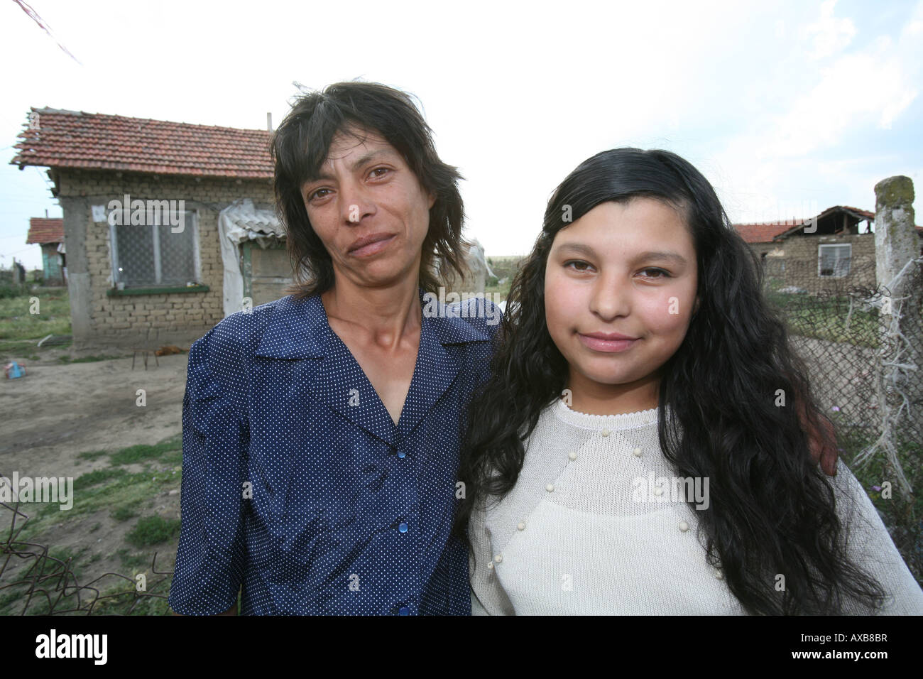 Two million gypsies are living in Bulgaria which is 10 of the population Gypsies or Roma are discriminated by native Bulgarians Stock Photo
