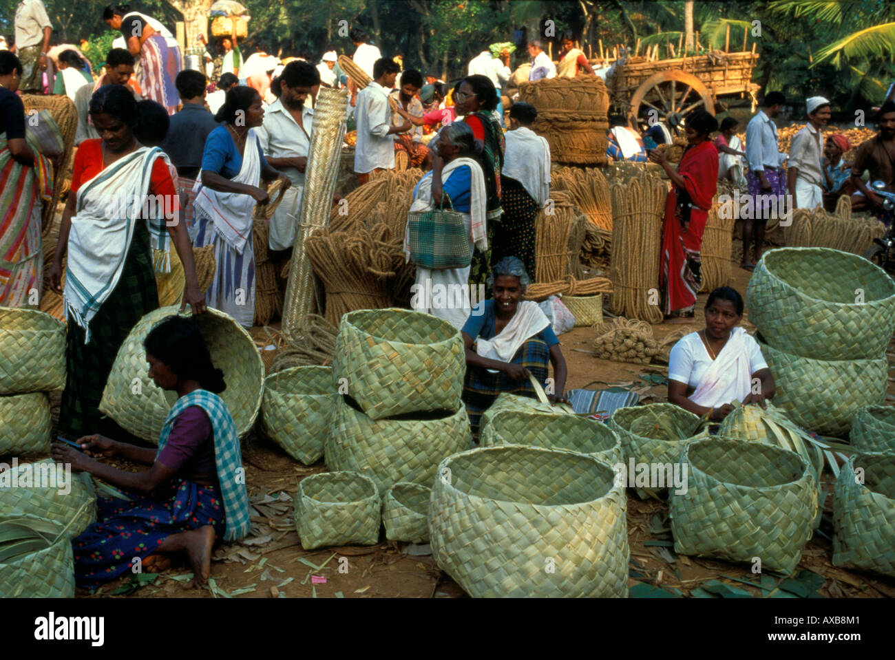 Market, Kerala, India, Asia Stock Photo Alamy