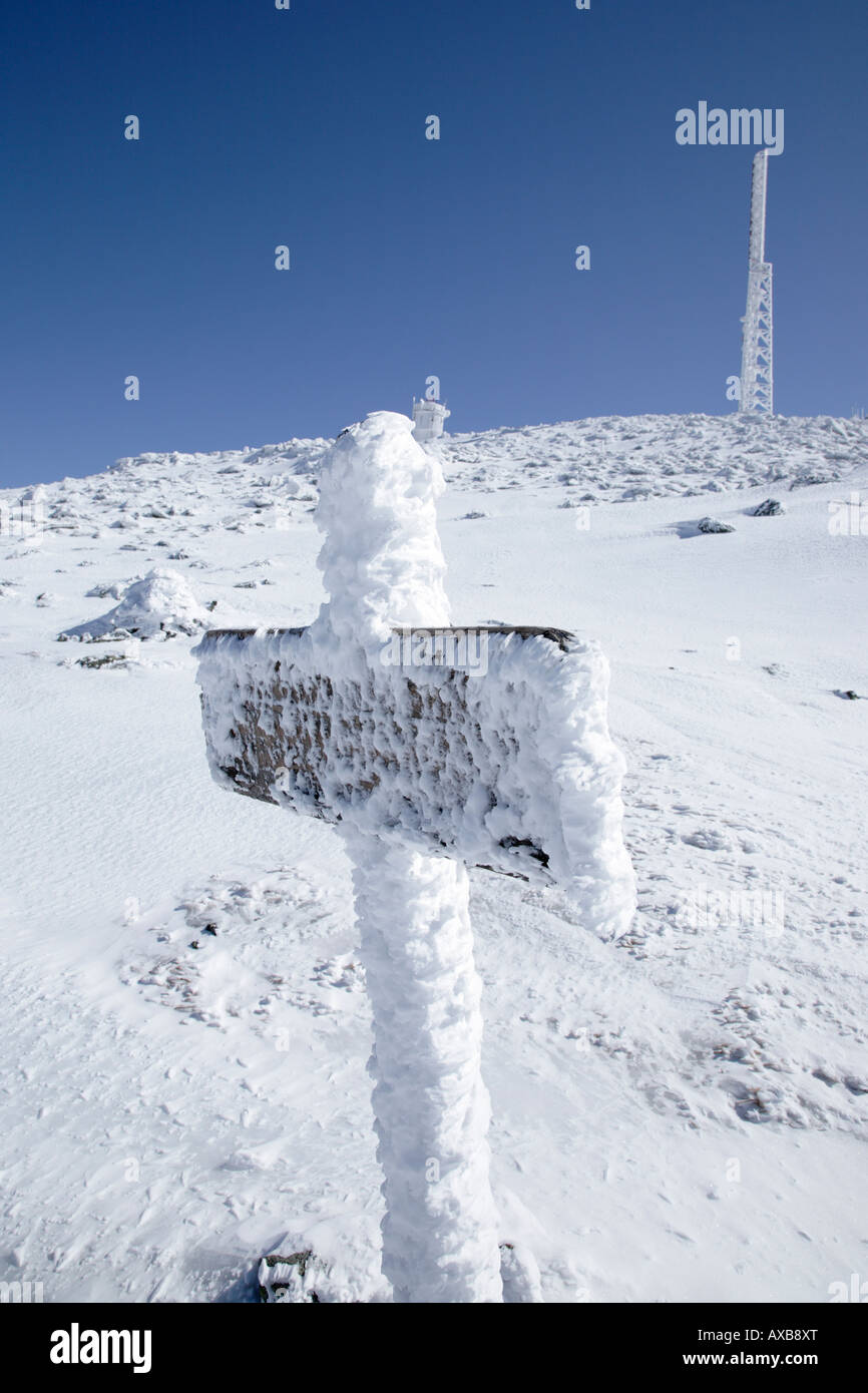 The summit of Mount Washington during the winter months Located in the ...